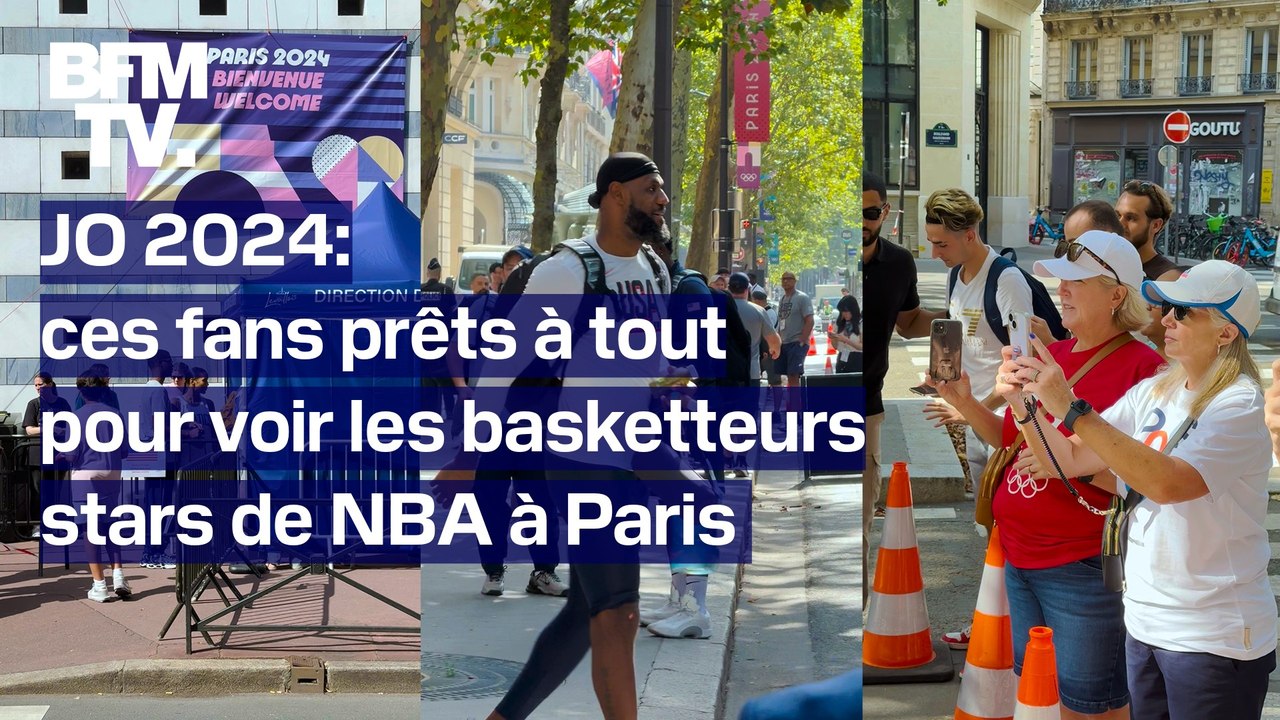 JO 2024 Ces fans prêts à tout pour voir les basketteurs américains