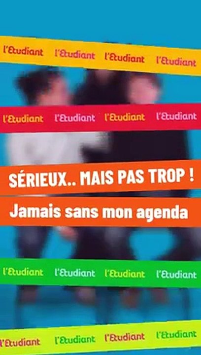 Jamais sans mon agenda l'Etudiant 1
