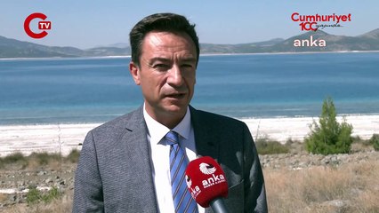 Salda Gölü alarm veriyor: Geçen seneyle bu sene arasında 1,5 metrelik çekilme söz konusu