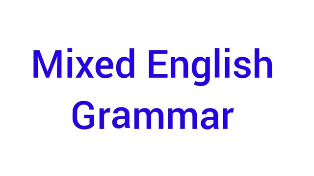 Mixed English Grammar: Can You Pass This Test? #challenge | English Grammar Challenging Quiz Test Education