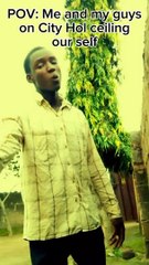 POV_ Me and my guys ciling in City Hol