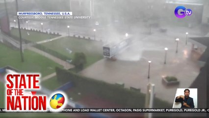 Trailer, winasiwas ng buhawi | SONA