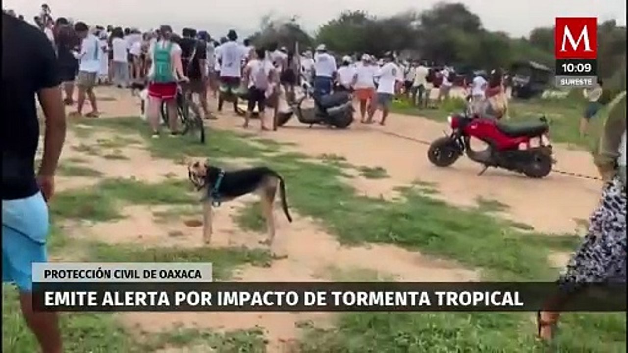 PC de Oaxaca alerta por impacto de tormenta tropical; prevén lluvias e inundaciones