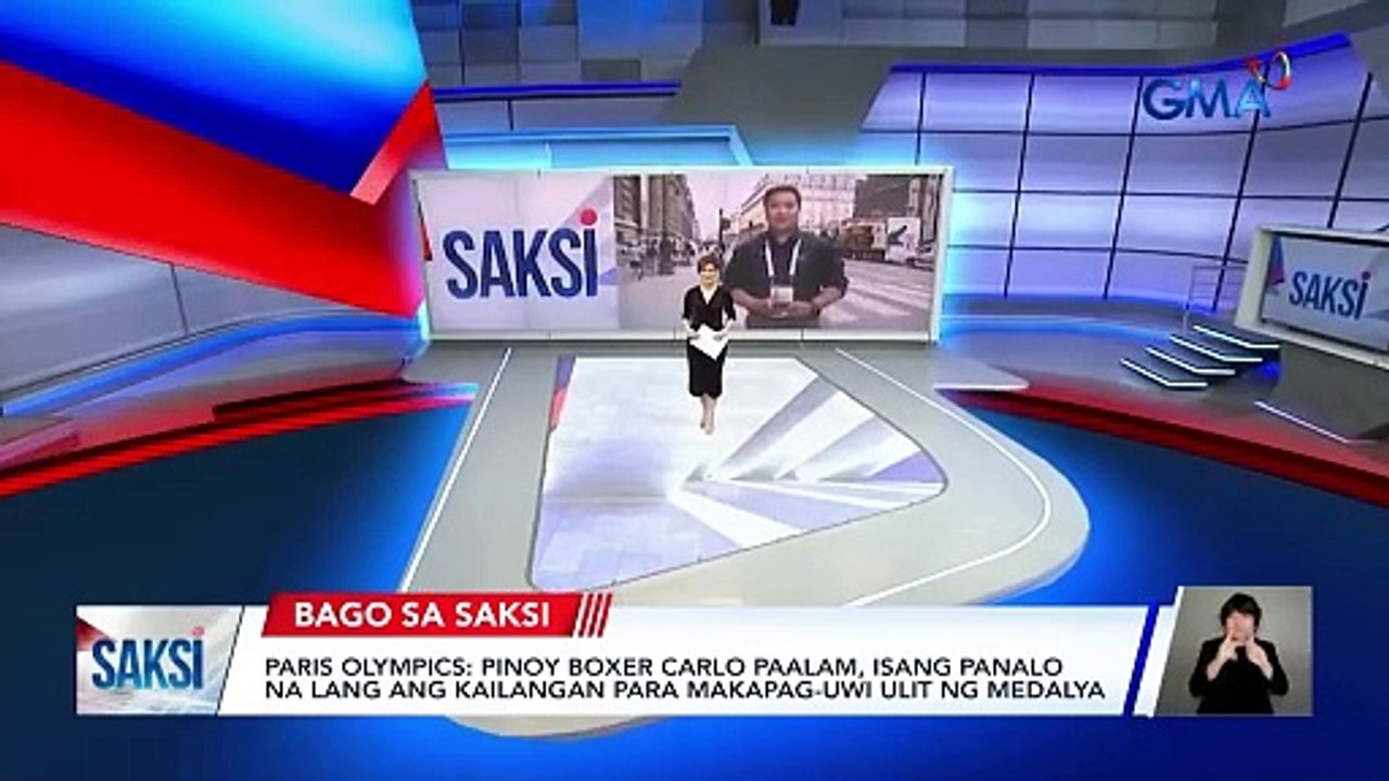 Paris Olympics - Pinoy boxer na si Carlo Paalam, pasok sa quarterfinals ng men's 57kg category | Saksi