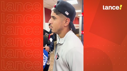 Alan Franco falando sobre oportunidades que ganhou com Zubeldía