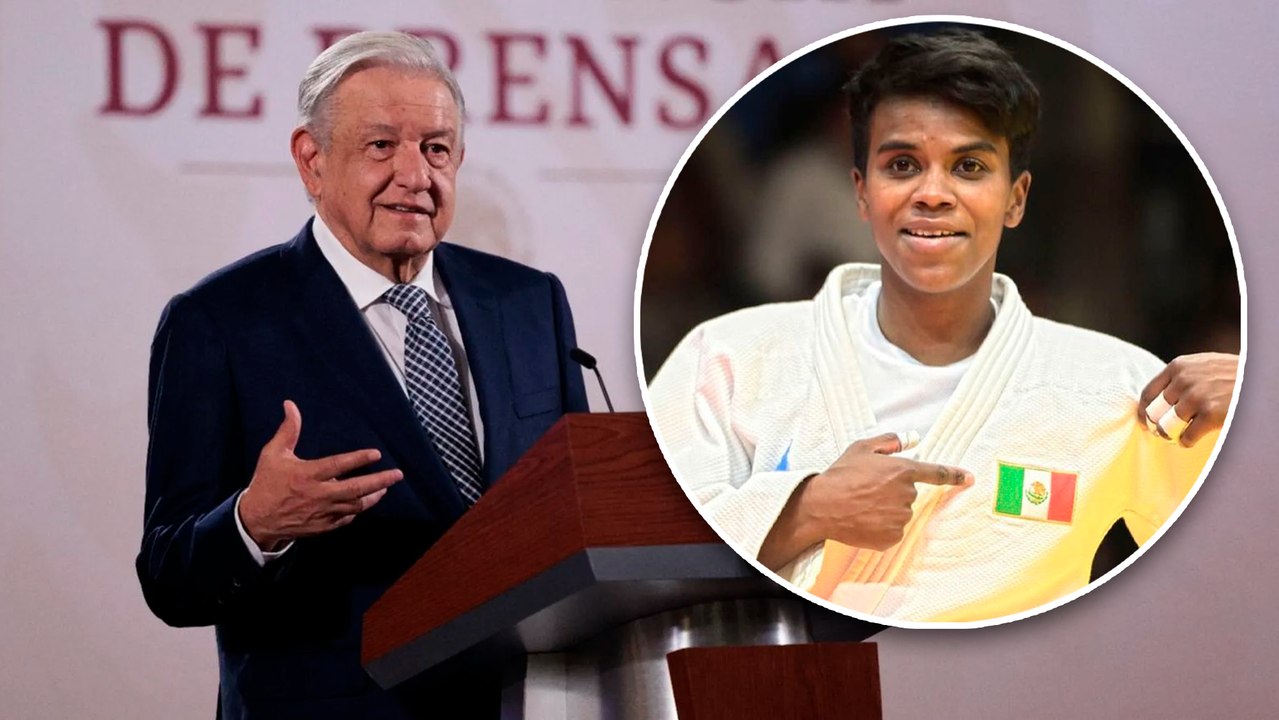 AMLO pide aplauso en la 'Mañanera' para Prisca Awiti por su medalla de plata en París: "Y vienen otras"