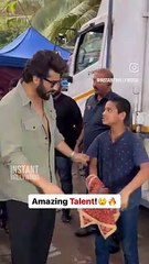 Arjun Kapoor impressed! What a telanted boy?