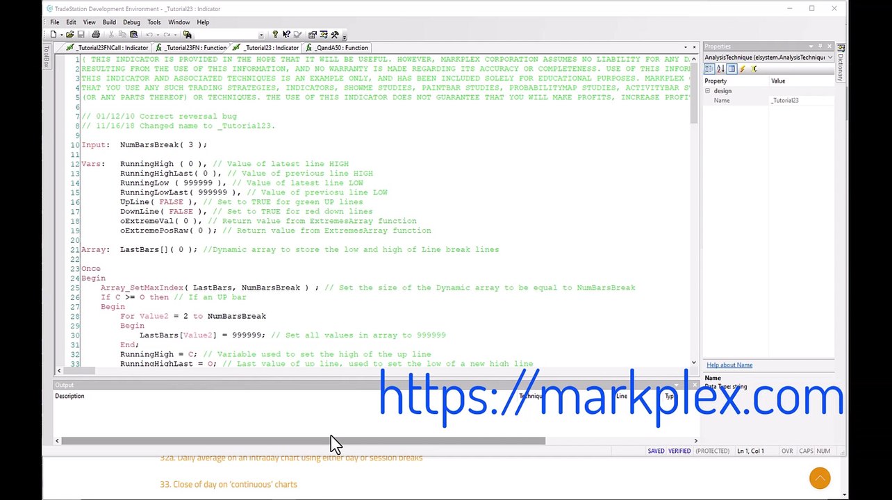 Tutorial 205 | How to convert tutorial 23 (line break) and tutorial 173 (supertrend) into functions