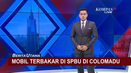 Mobil Terbakar di SPBU Kawasan Colomadu, Warga Sempat Panik
