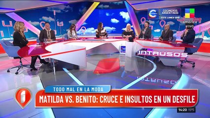 Información exclusiva: Matilda Blanco y Benito Fernández se cruzaron en un desfile