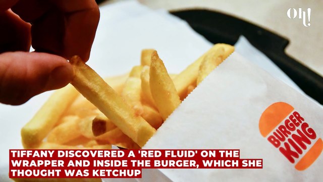 Mother left horrified after she discovered blood in her daughter's Burger King order