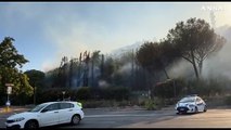 Incendio a Roma: al lavoro 10 squadre vigili del fuoco