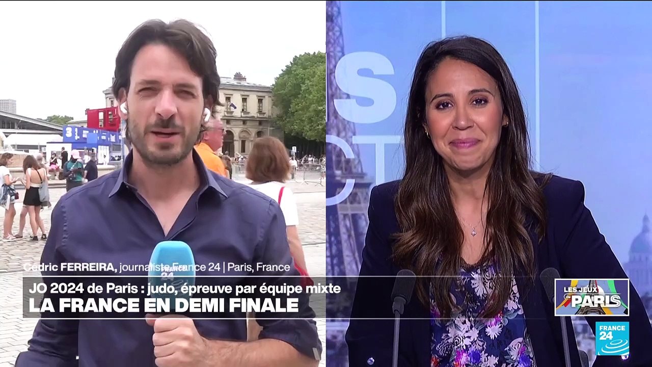 Paris 2024 : l'équipe de France mixte de judo Judo qualifiée pou les demi-finales