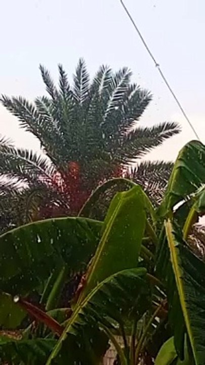 Havey raining ☔ in university road Karachi Paki...