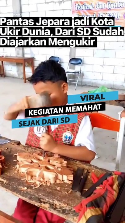 Kenal Memahat Sejak Dari Kecil