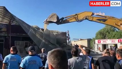 İstanbul'da işgal edilen otobüs garajı tahliye edildi