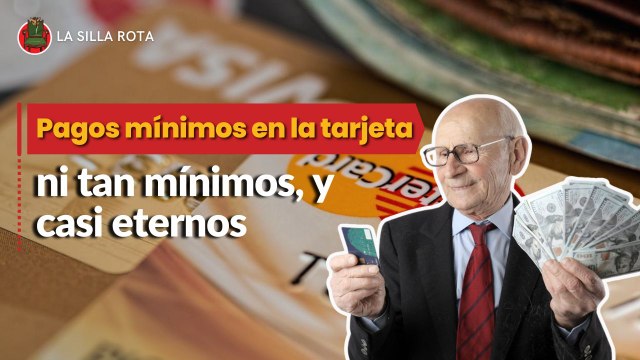 Pagos mínimos en la tarjeta de crédito, ni tan mínimos, y casi eternos