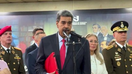 Nicolás Maduro se presentó ante el Tribunal Supremo de Justicia