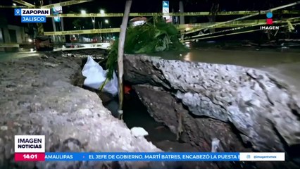 Se registran nuevas afectaciones en Jalisco por las fuertes lluvias