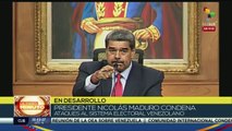 Presidente de Venezuela condena ataques al poder electoral