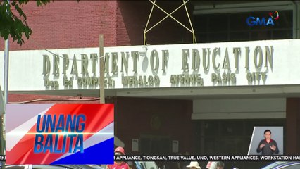 DepEd Sec. Angara – 99% ng mga paaralan sa bansa, nagbalik-eskuwela na | Unang Balita