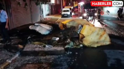 Sultanbeyli'de yatak imalathanesinde yangın paniği