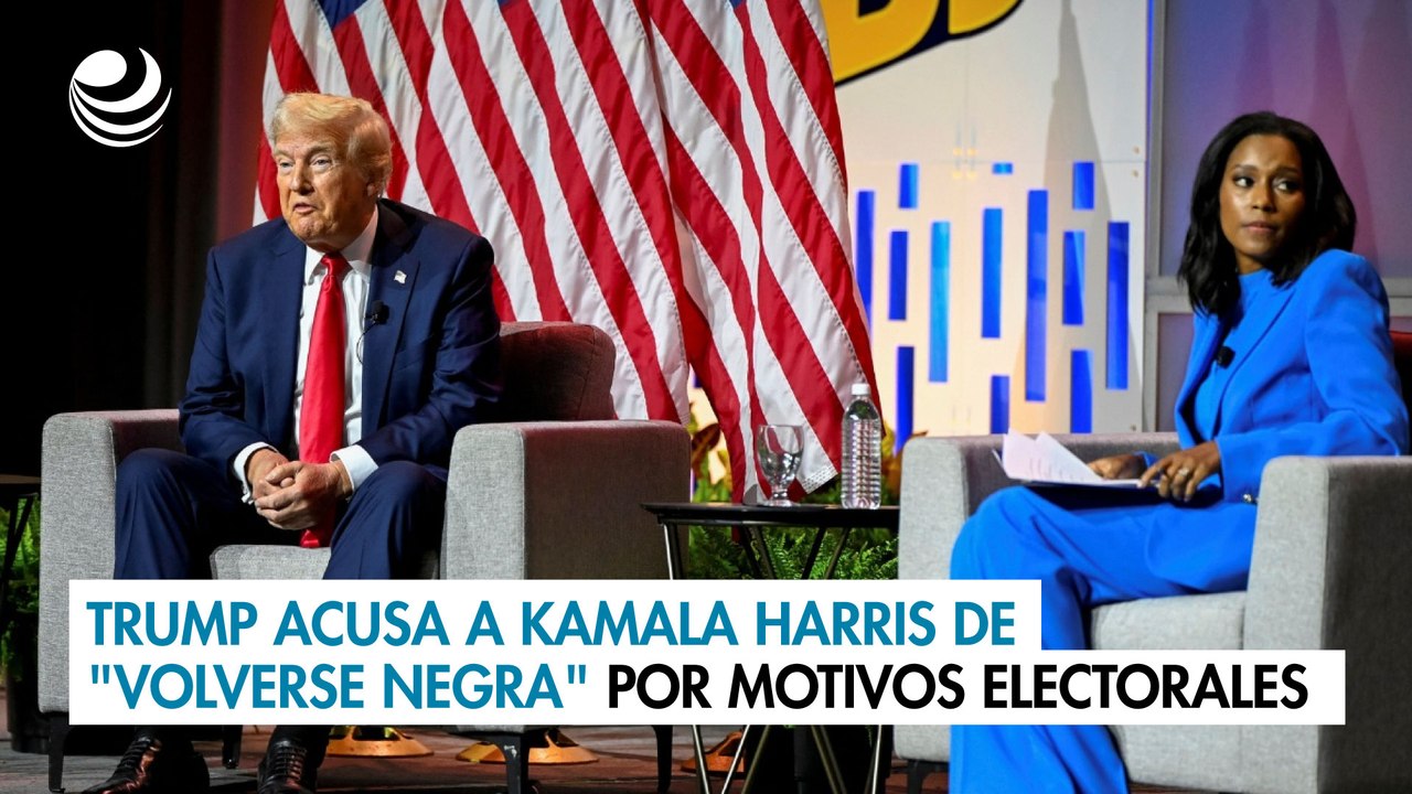 Trump acusa a Kamala Harris de "volverse negra" por motivos electorales de EU