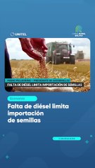 Falta de diésel limita importación de semillas