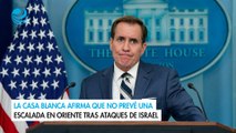 La Casa Blanca afirma que no prevé una escalada en Oriente tras ataques de Israel