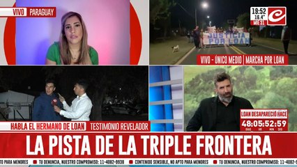 La acalorada discusión del hermano de Loan con una periodista de Crónica: "Yo defiendo a mi abuela"