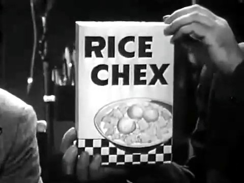 1960s Ralston Purina Chex cereal TV commercial - phony talk show on the merits of Chex