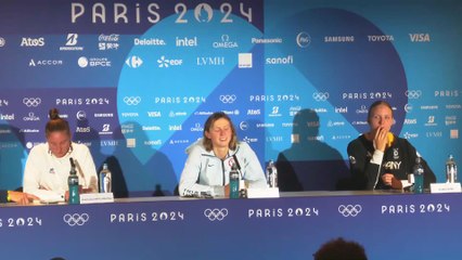 Press conference Ledecky Paris 2024