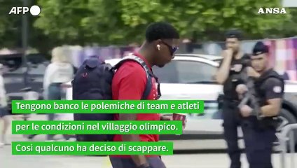 Tải video: Parigi 2024: atleti in fuga dal villaggio olimpico