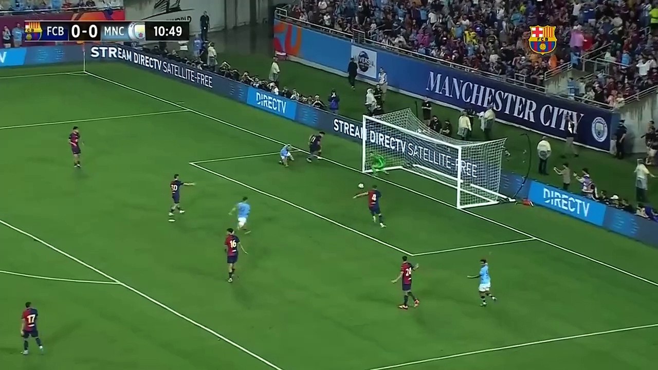 HIGHLIGHTS   FC BARCELONA 2 (4 - 1) 2 MANCHESTER CITY _ USA TOUR 2024