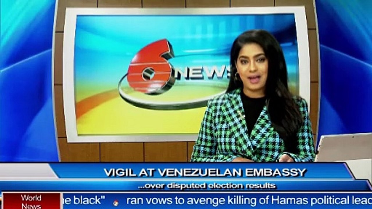 ELECTION VIGIL AT VENEZUELAN EMBASSY