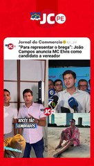 “Para representar o brega”: João Campos anuncia MC Elvis como candidato a vereador