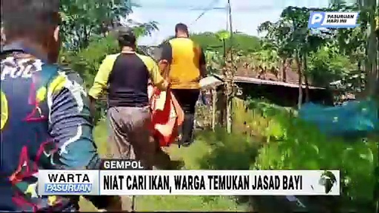 Warga Gempol Temukan Jasad Bayi Saat Mencari Ikan