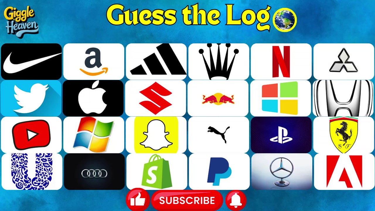 Guess the Logo in 5 Seconds  41 Famous Logos | Logo Quiz 2024 | general knowledge