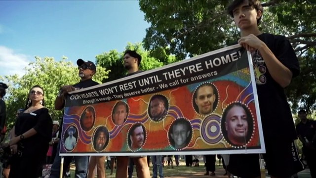 Hundreds march in WA to raise awareness of unsolved disappearances of Indigenous men