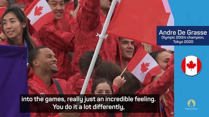 Cool but better without the rain! De Grasse on Olympic opening ceremony