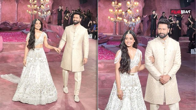 Vicky Kaushal और Rashmika Mandanna ने Ramp पर लगाई आग, 'Chhaava' के लिए Excited हुए Fans