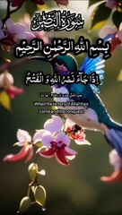Surat al-Nasr سورۃ النصر Tilawatul_Quran beautiful voice translation Urdu