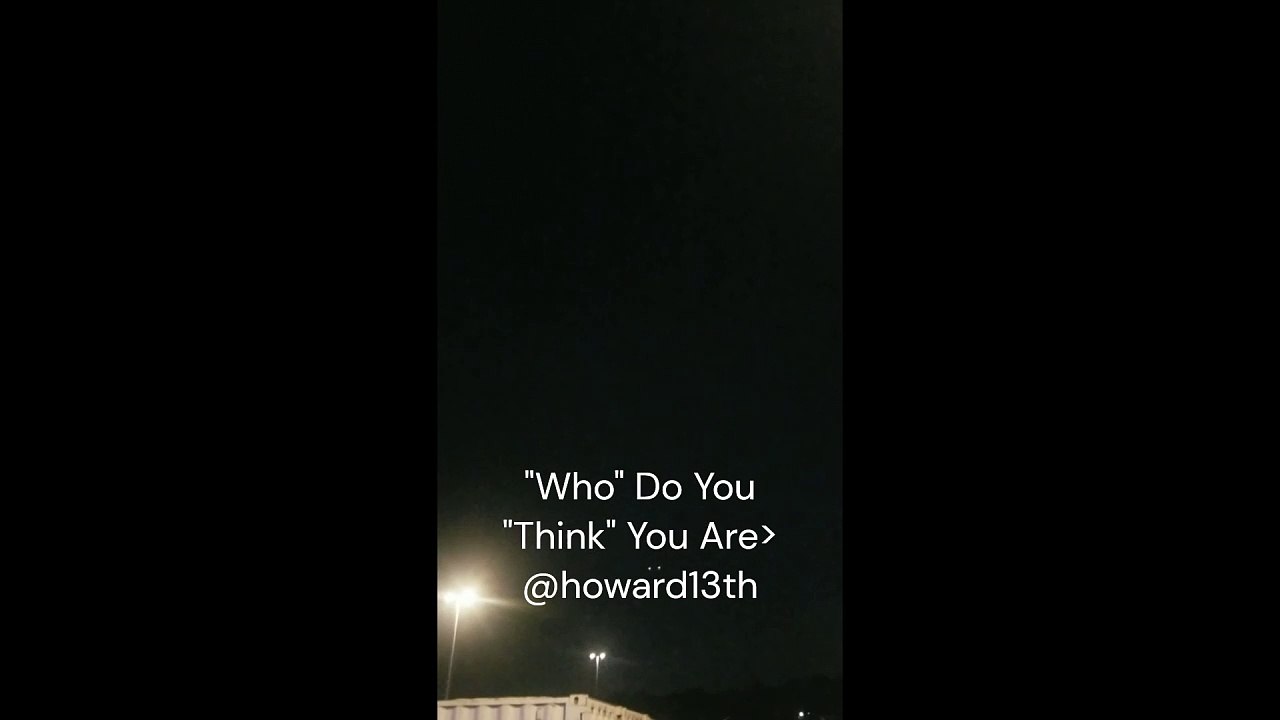 ""Who" Do You "Think" You Are>" 07/31/2024