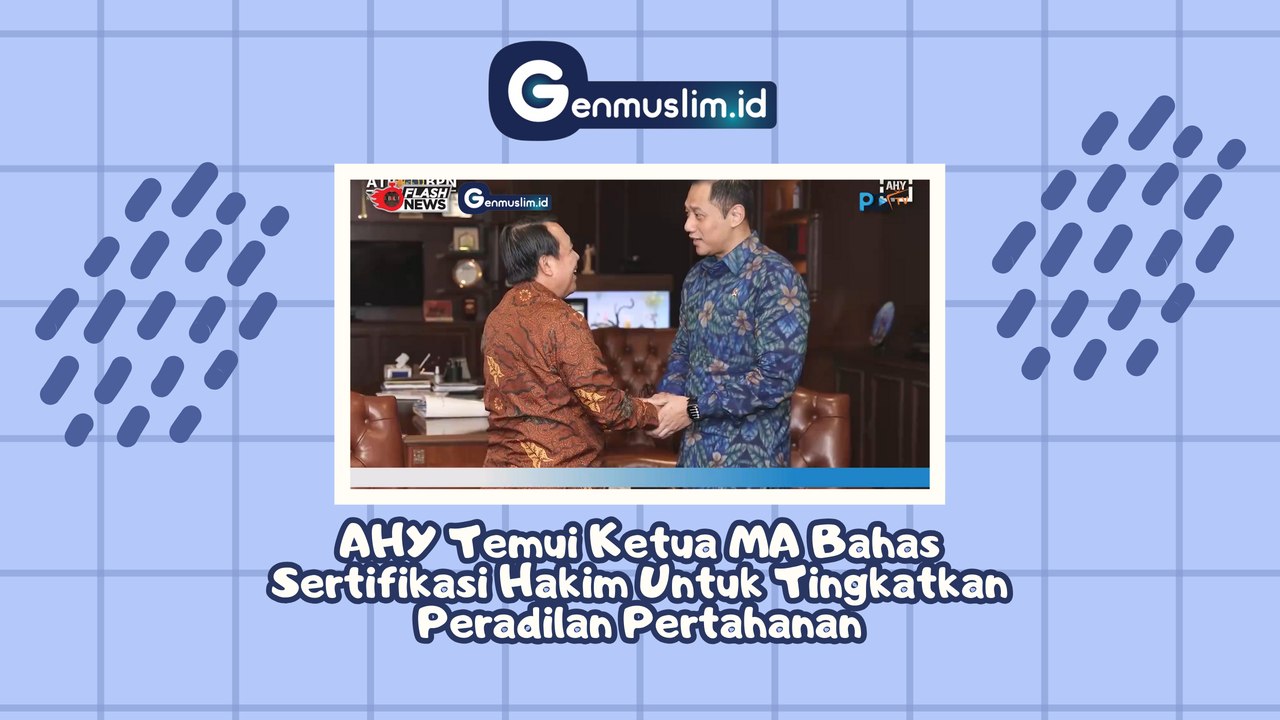 AHY Temui Ketua MA Bahas Sertifikasi Hakim untuk Tingkatkan Peradilan Pertanahan