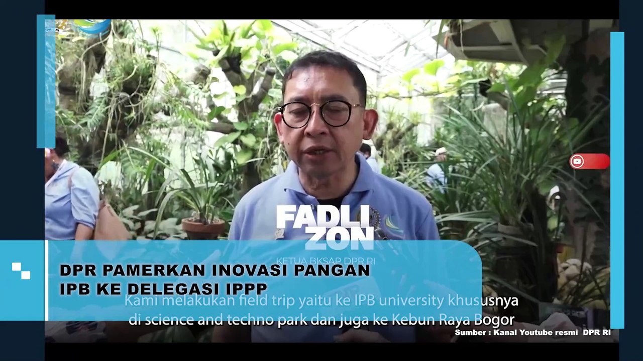 DPR PAMERKAN INOVASI PANGAN IPB KE DELEGASI IPPP