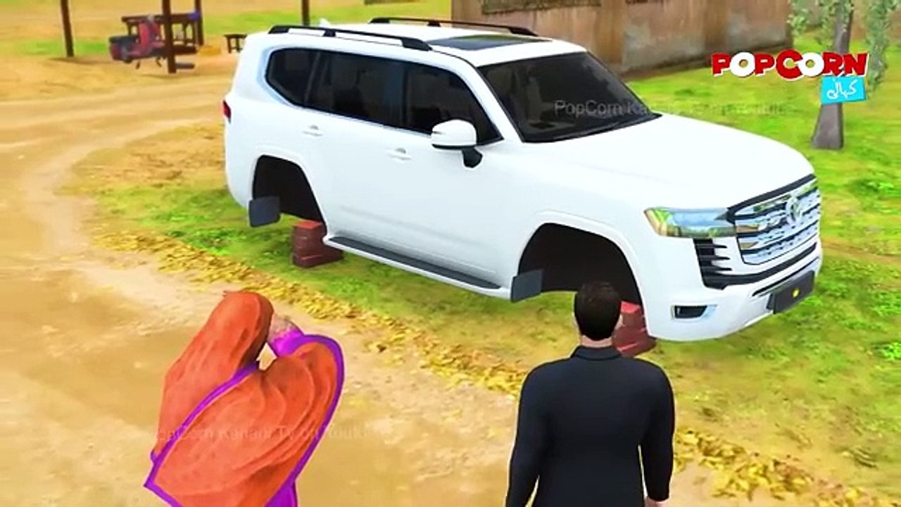 Rajab Butt Cartoon Episode 01 _ _rajabbutt94 Prado ke Tyre Chori _ Funny Video PopCorn Kahani Tv (360P)
