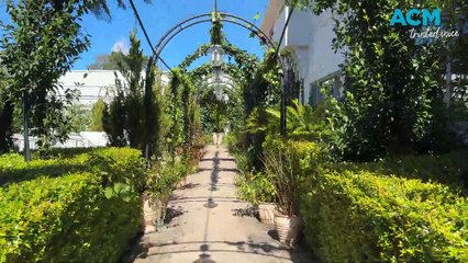 Tim The Yowie Man wanders the grounds of the historic Osborn House