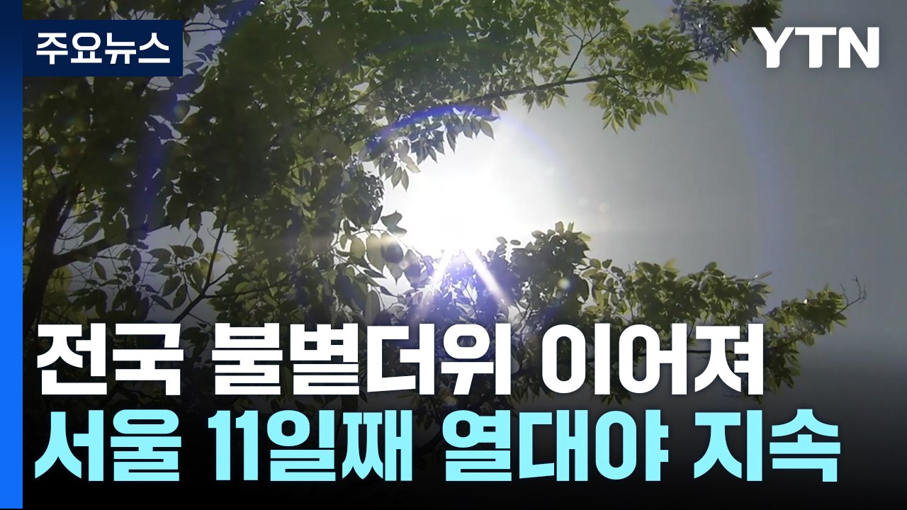 [날씨] "찜통더위 열흘 이상 지속"...내일 중서부 비·남부 소나기 / YTN