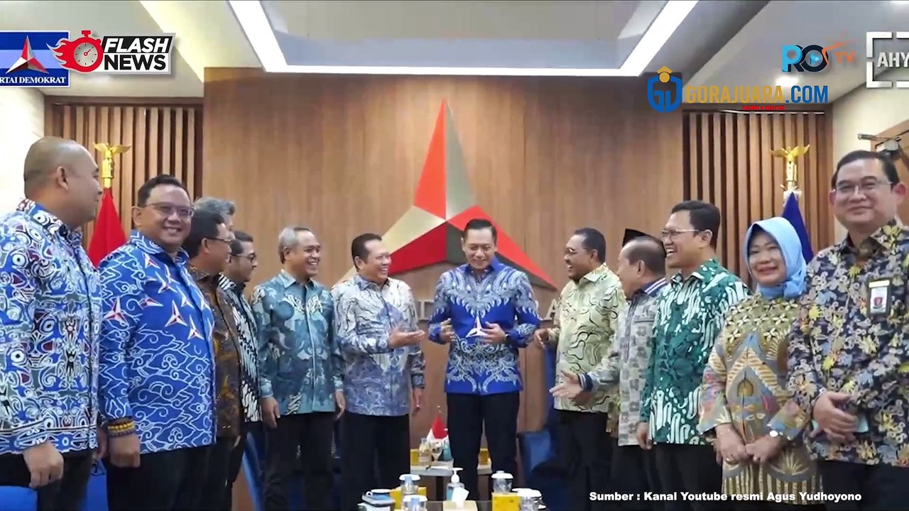 PARTAI DEMOKRAT TERIMA KUNJUNGAN PARA PIMPINAN...