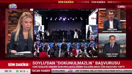 Süleyman Soylu'dan 'dokunulmazlığımı kaldırın' başvurusu